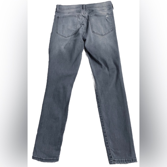 GAP 1969 Mid Rise Distressed Favorite Jeggings Women’s 6/28 Regular Gray Destroy - Picture 4 of 8